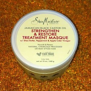 Shea Moisture Jamaican Black Castor Oil Strengthen and Restore Treatment Masque